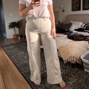 Brand New White Wide Leg Spanx Pant